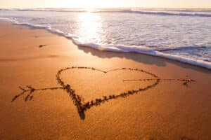 a beach showing how to be romantic in a godly relationship